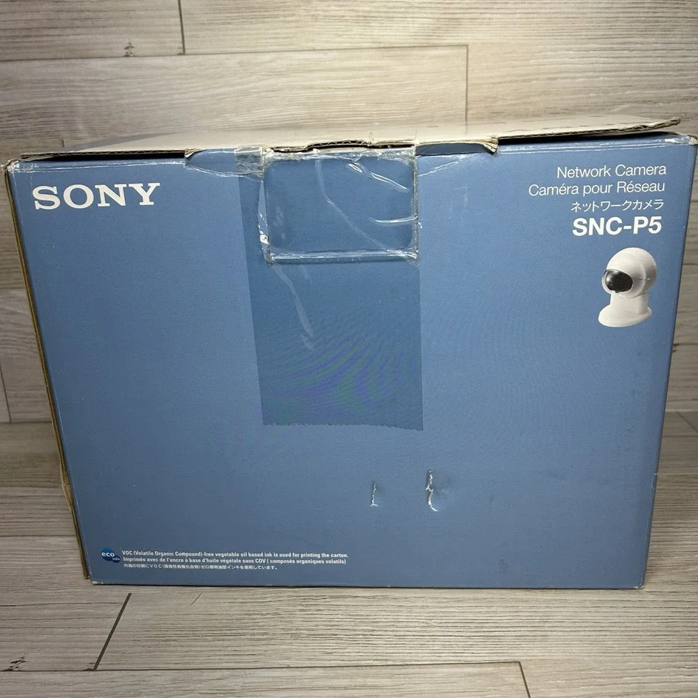 Sony IPELA SNC-P5 Network Camera PTZ Motion Detection Wireless Capable Audio